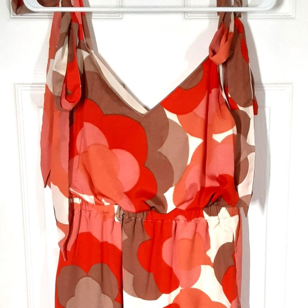 Judith March Lined Dress Size MEDIUM, Sleeveless, Elastic Waist, Pull-over